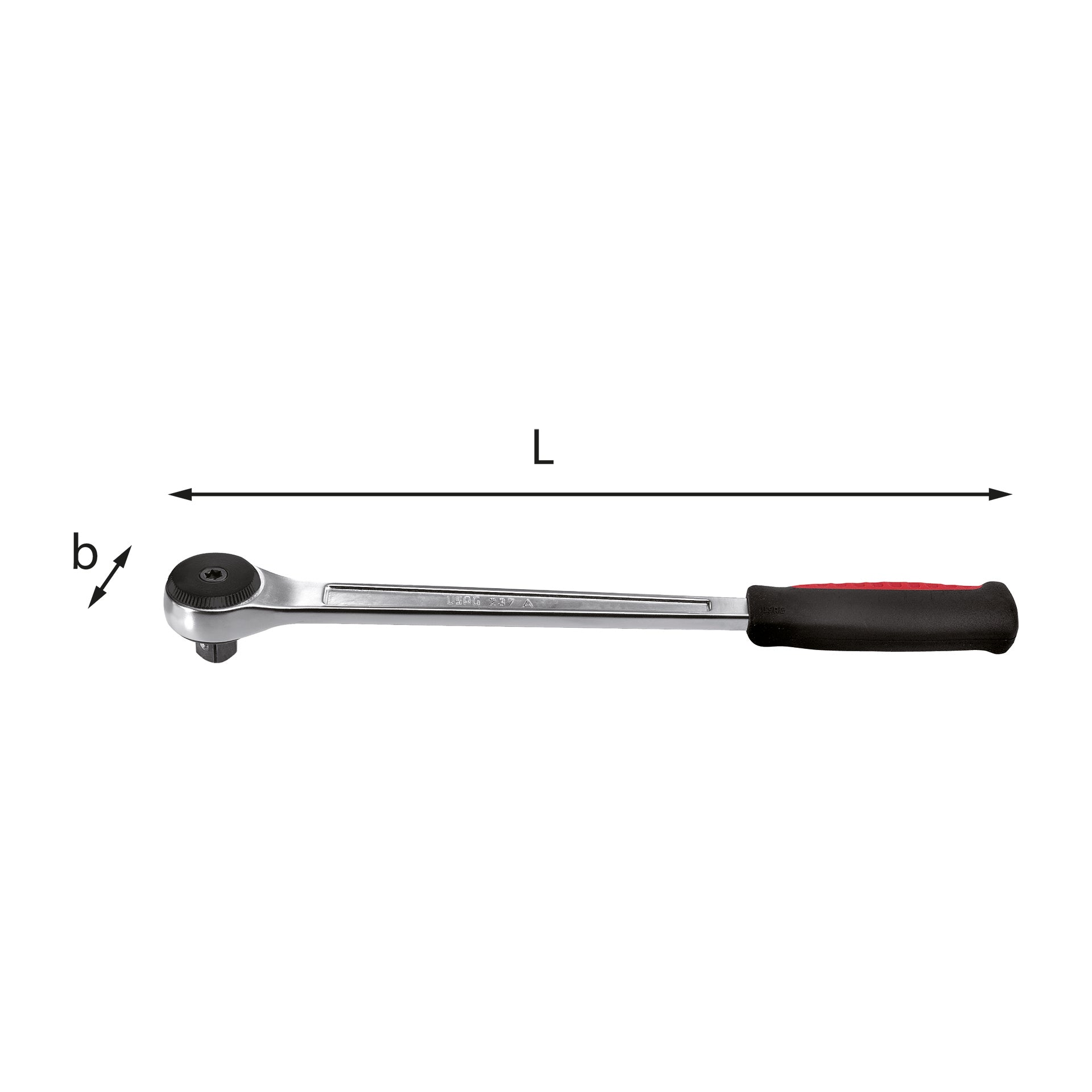 237 A 3/4 - Reversible ratchet - Usag - U02370008 237 A 3/4 - Reversible ratchet - Usag - U02370008